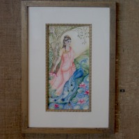 Swami Durgananda - ”Lakshmi” (Watercolour & gouache on paper) - WINNER OF PEOPLE"S CHOICE AWARD